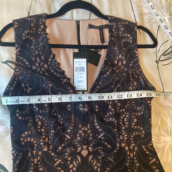 BCBGMAXAZRIA Rena Lace Peplum Top - Picture 6 of 8